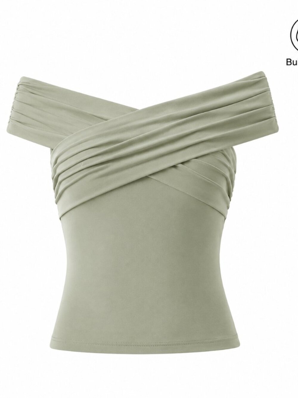 *NWT* OGL Criss Cross Off Shoulder New Airy Brami Top In Salvi  SIZE - L